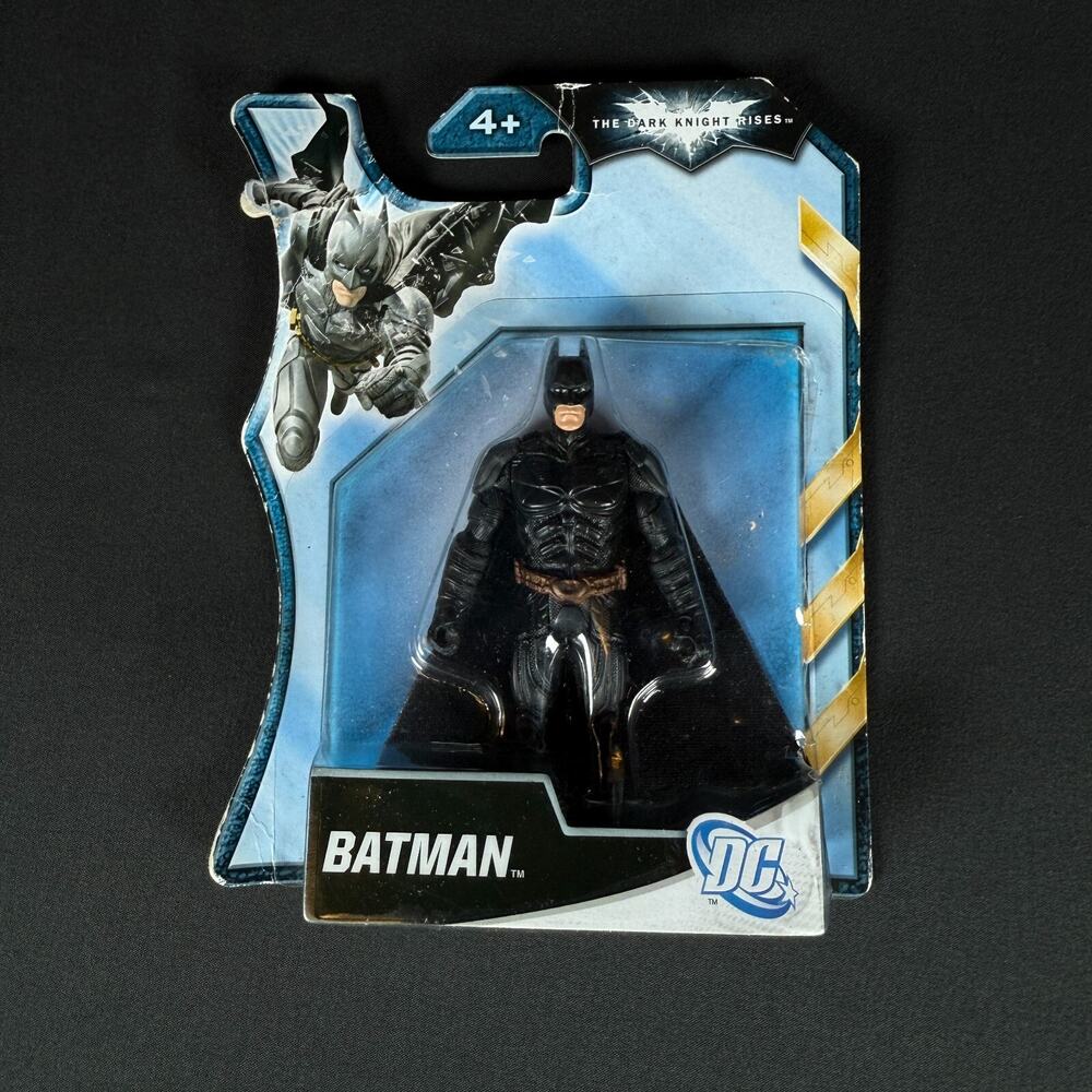 Batman Dark Knight Rises Action Figure Black Armour 4" DC Comics 2011